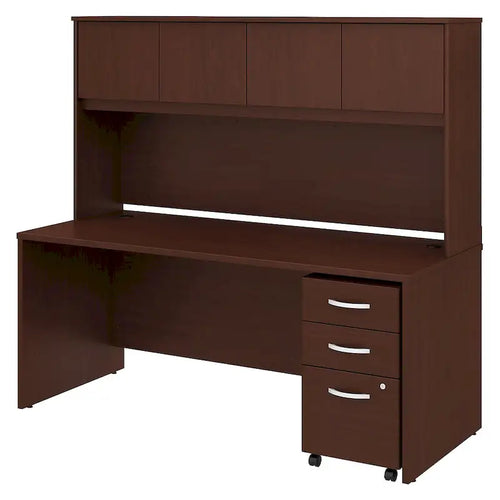 Bureau 72W Studio C avec huche et tiroirs de Bush Business Furniture