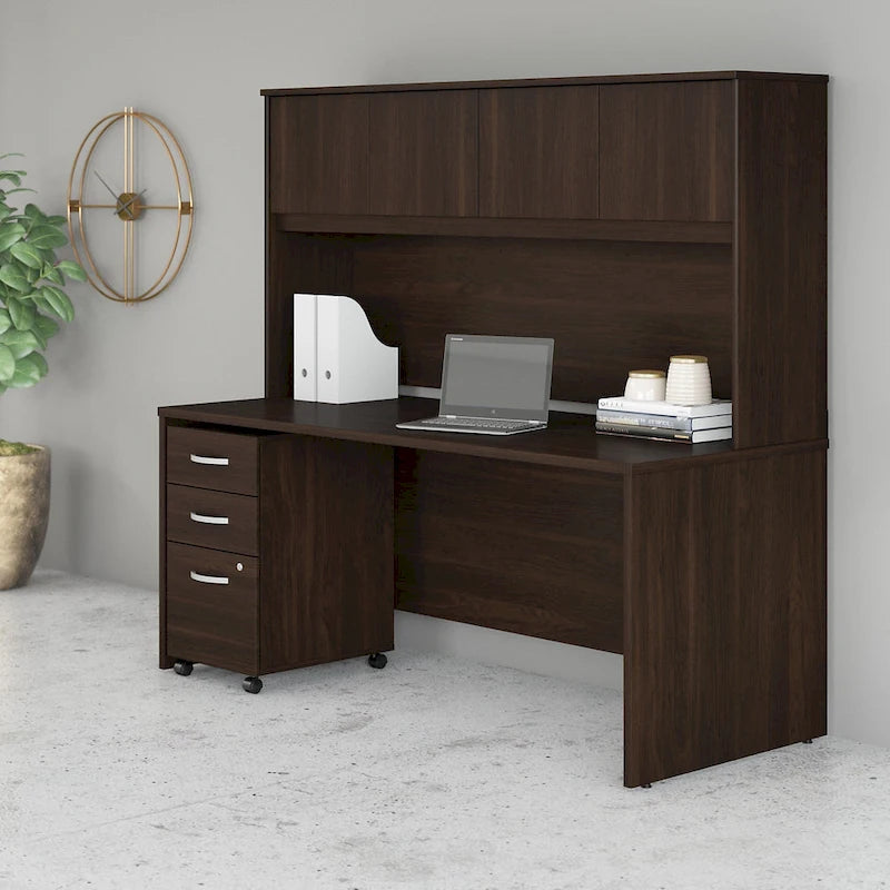 Bureau 72W Studio C avec huche et tiroirs de Bush Business Furniture