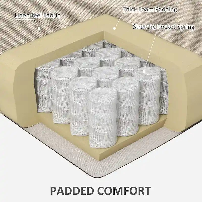 Fauteuil inclinable électrique à hauteur réglable pour personnes âgées, revêtu de tissu.