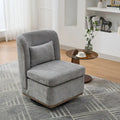 Fauteuil de bureau et de détente large en chenille