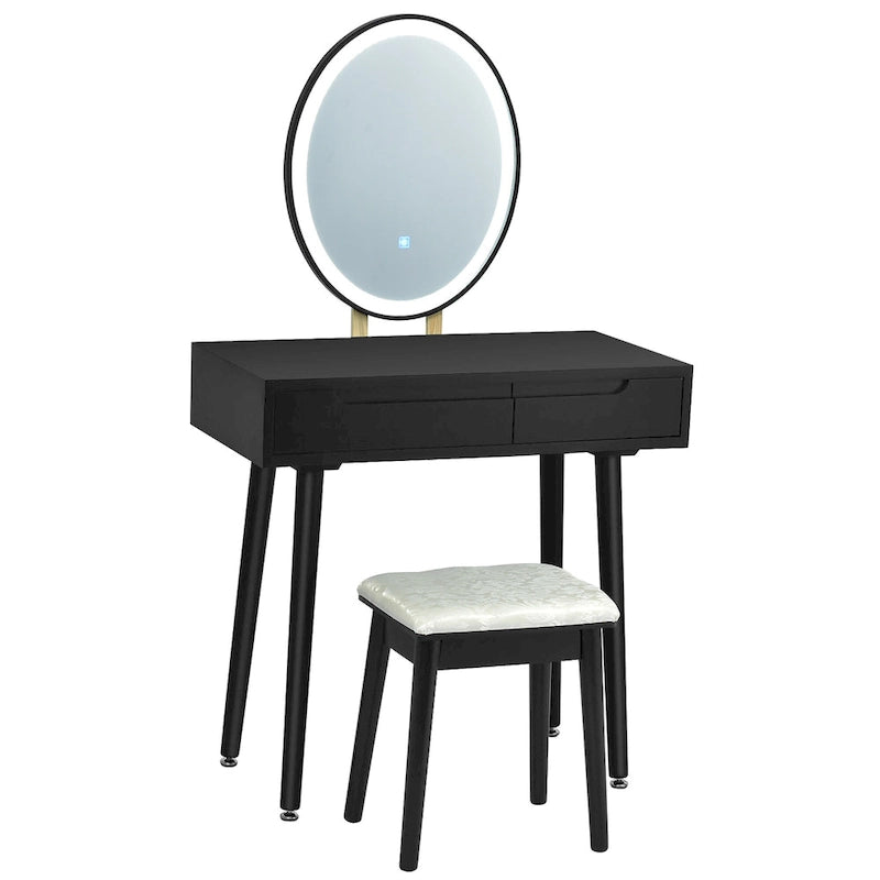 Coiffeuse, écran tactile, 3 modes d'éclairage