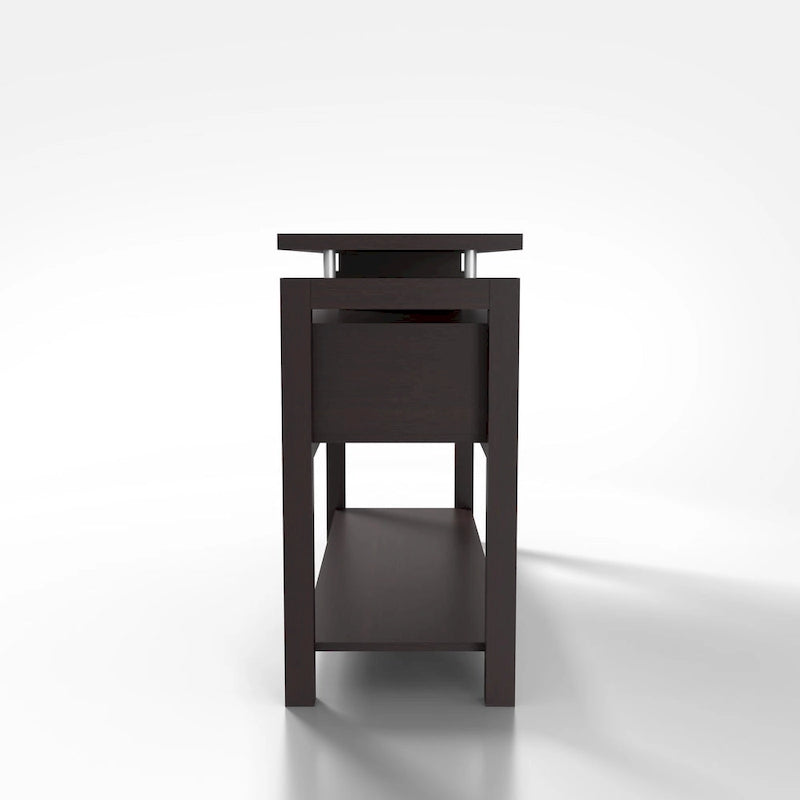 Table basse de 119 cm à 2 étagères Posa Modern Espresso par Furniture of America