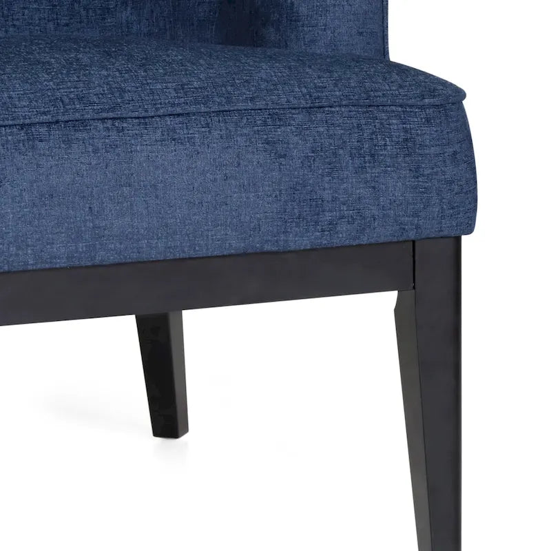 Fauteuil d'appoint capitonné Clough en tissu ou similicuir par Christopher Knight Home