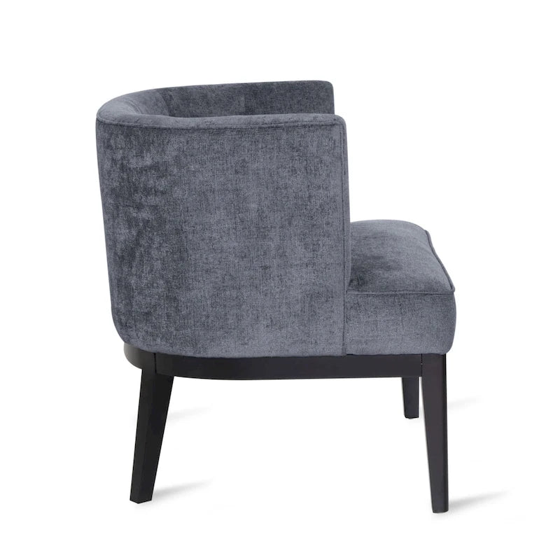 Fauteuil d'appoint capitonné Clough en tissu ou similicuir par Christopher Knight Home