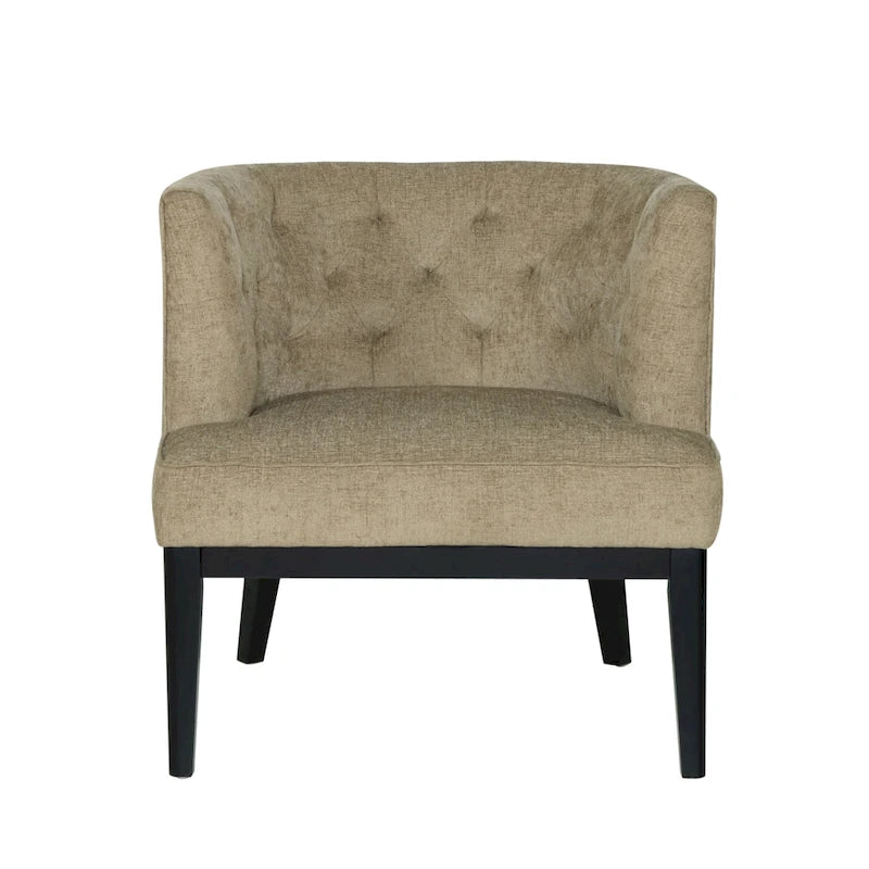 Fauteuil d'appoint capitonné Clough en tissu ou similicuir par Christopher Knight Home