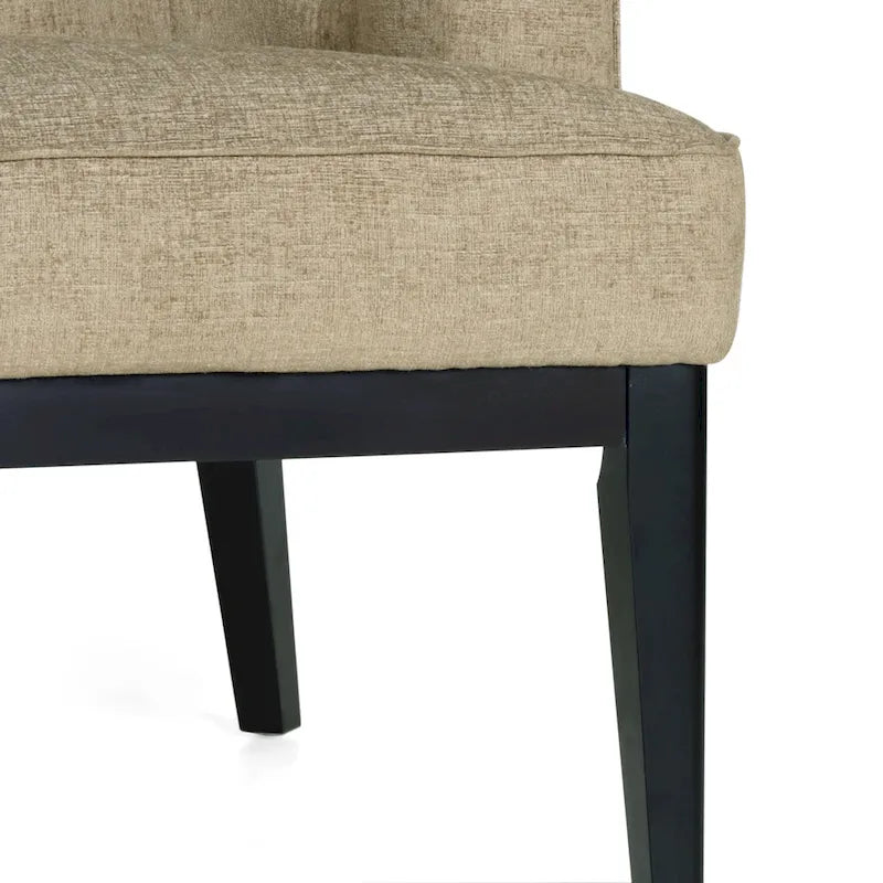 Fauteuil d'appoint capitonné Clough en tissu ou similicuir par Christopher Knight Home