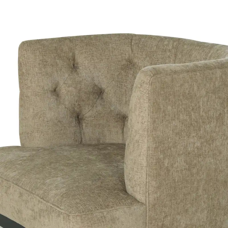 Fauteuil d'appoint capitonné Clough en tissu ou similicuir par Christopher Knight Home