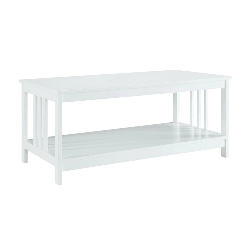 Table Basse Mission avec Étagère Convenience Concepts