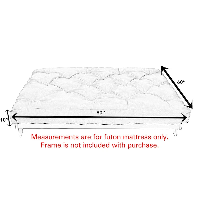 Matelas pliant Queen Size de 10 pouces