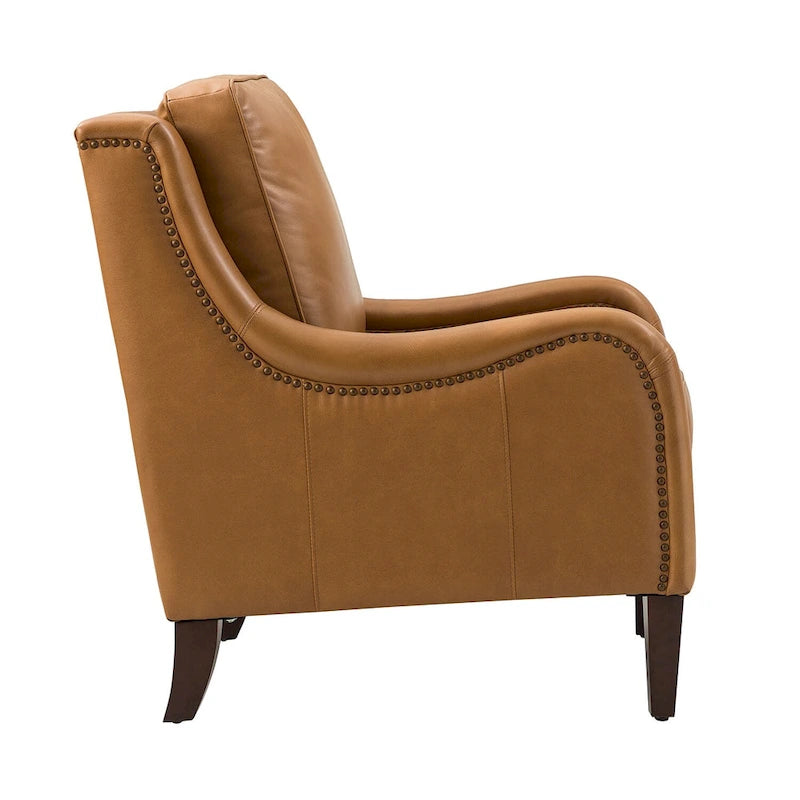 Ensemble de fauteuils de salon confortables (deux pièces), pieds de chaise en bois massif