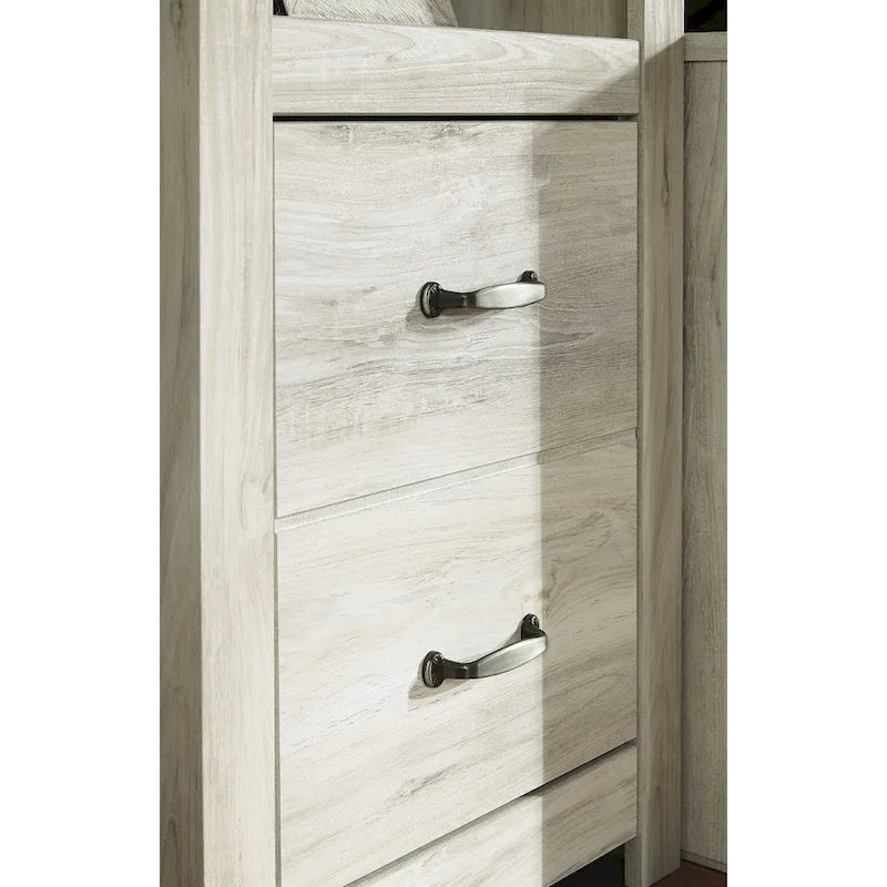 Meuble de divertissement quatre pièces blanc avec cheminée électrique
