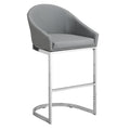 Tabouret de comptoir rembourré Siena 26 pouces
