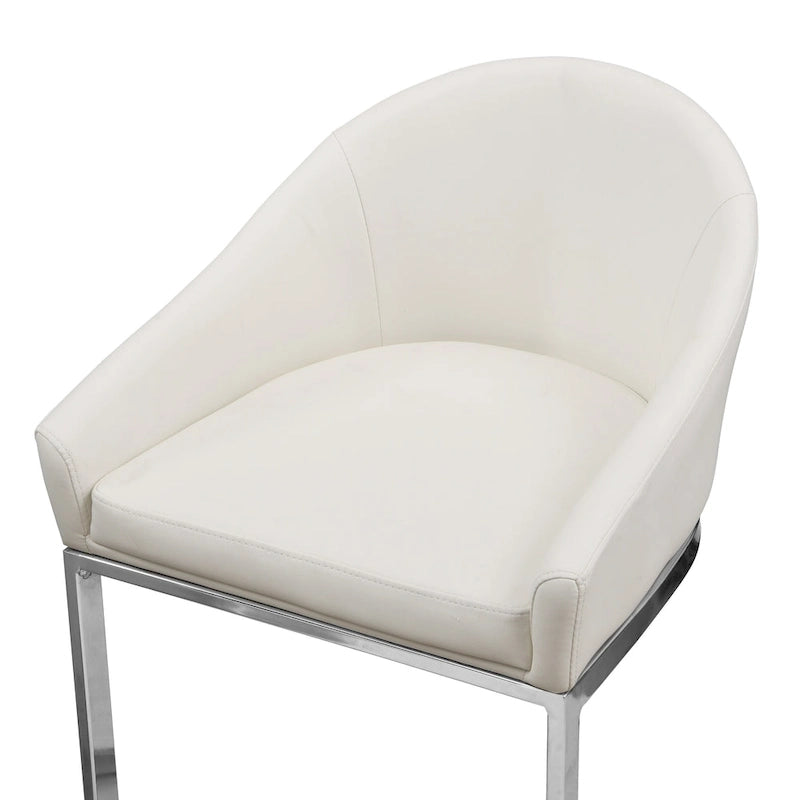 Tabouret de comptoir rembourré Siena 26 pouces