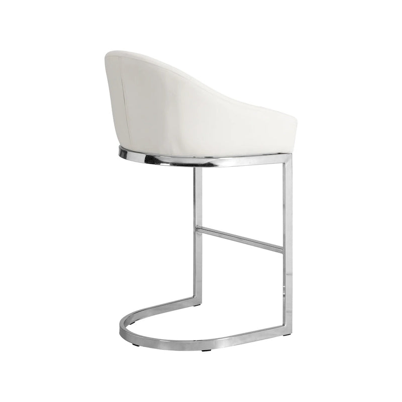 Tabouret de comptoir rembourré Siena 26 pouces
