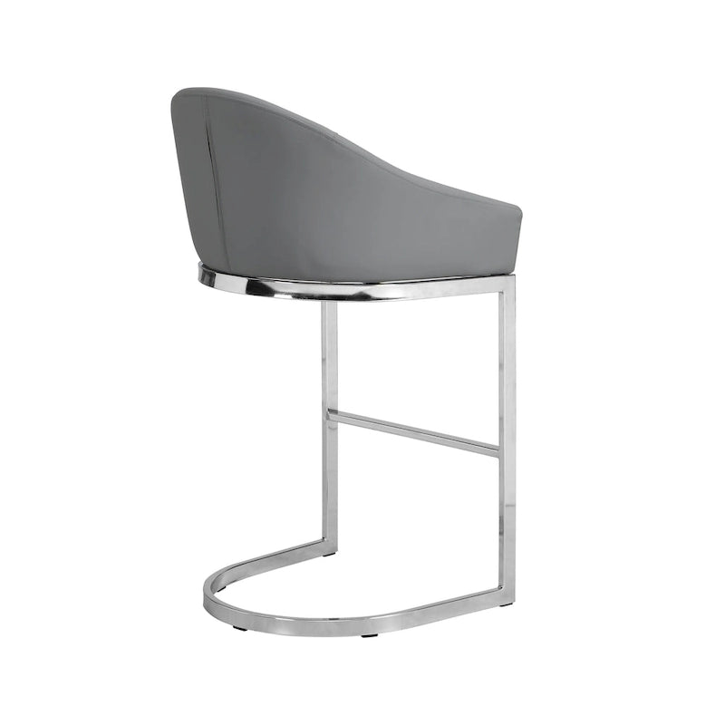 Tabouret de comptoir rembourré Siena 26 pouces