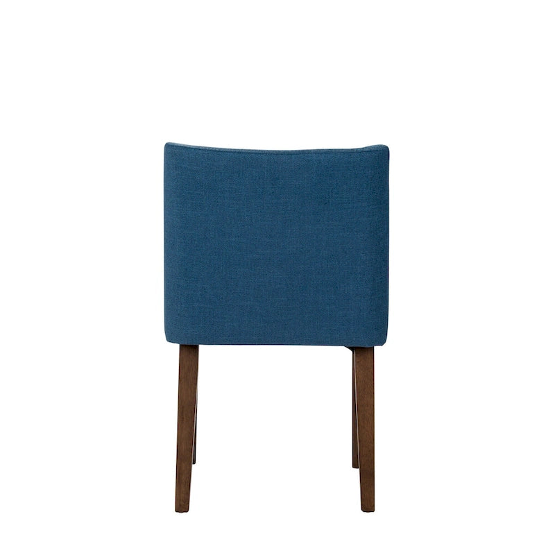 Ensemble cinq pièces table et chaises en noyer satiné