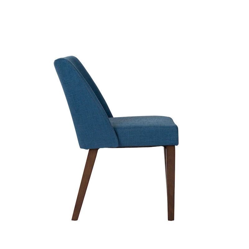 Ensemble cinq pièces table et chaises en noyer satiné