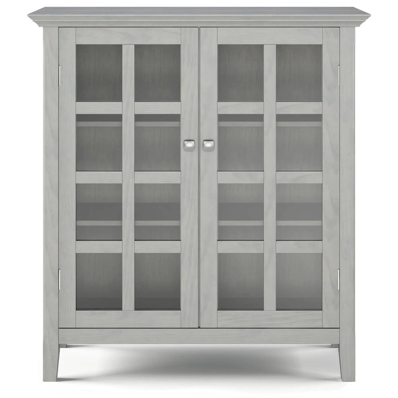 WYNDENHALL Normandy Armoire de rangement en bois massif 39 po - 39 larg. x 17 prof. x 42,2 haut.