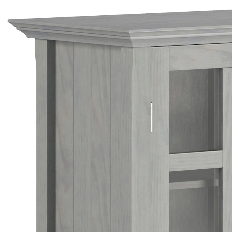 WYNDENHALL Normandy Armoire de rangement en bois massif 39 po - 39 larg. x 17 prof. x 42,2 haut.
