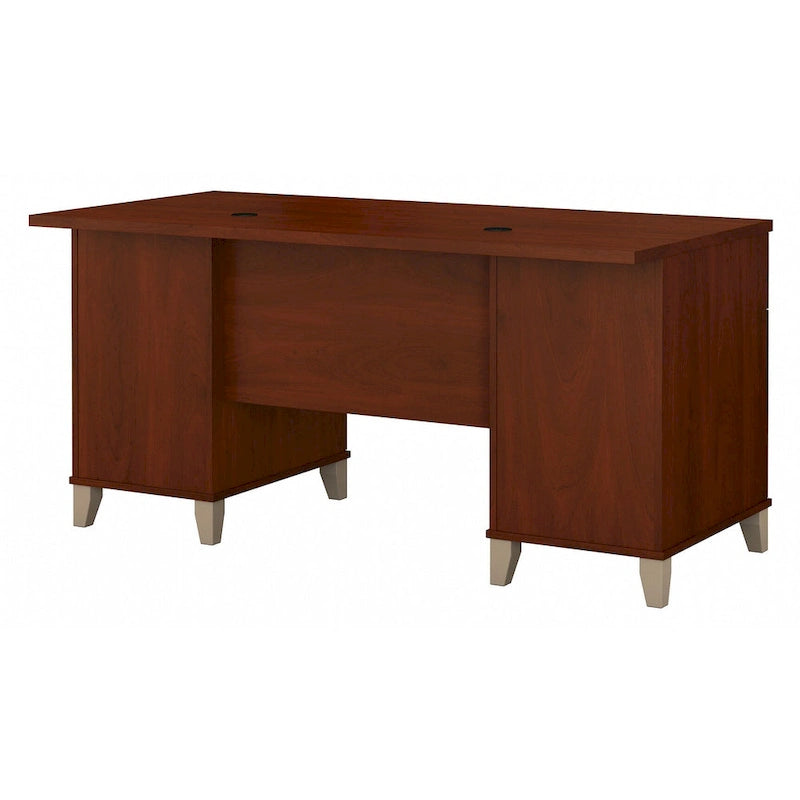 Bureau informatique avec tiroirs
