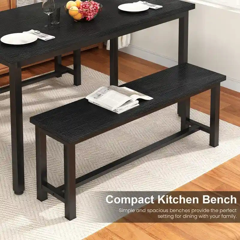 Ensemble de deux chaises de salle à manger de style industriel, ensemble de deux chaises de salle à manger en bois et acier.