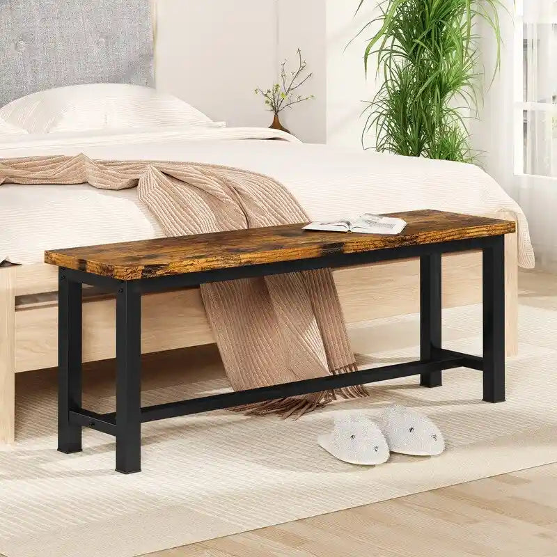 Ensemble de deux chaises de salle à manger de style industriel, ensemble de deux chaises de salle à manger en bois et acier.